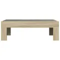 Table basse avec LED infini chêne sonoma 90x50x30 cm