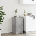 Armoire d'apothicaire gris béton 40x41x77,5cm bois d'ingénierie