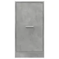 Armoire d'apothicaire gris béton 40x41x77,5cm bois d'ingénierie