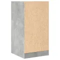Armoire d'apothicaire gris béton 40x41x77,5cm bois d'ingénierie