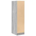 Armoire apothicaire sonoma gris 30x41x118 cm bois d'ingénierie