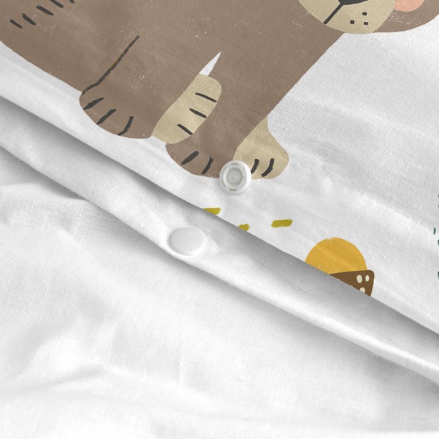 Set di copripiumino HappyFriday Moshi Moshi Harvestwood Multicolore Si