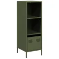 Buffet vert olive 35x39x103,5 cm acier