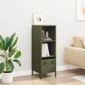 Buffet vert olive 35x39x103,5 cm acier