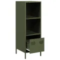 Buffet vert olive 35x39x103,5 cm acier