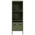Buffet vert olive 35x39x103,5 cm acier