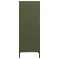 Buffet vert olive 35x39x103,5 cm acier