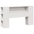 Cadre de lit sans matelas blanc 160x200 cm bois de pin massif