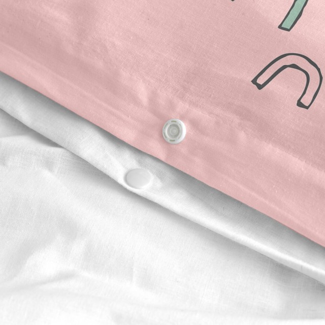 Parure de couette HappyFriday Moshi Moshi Hola Multicouleur Lit 1 pers