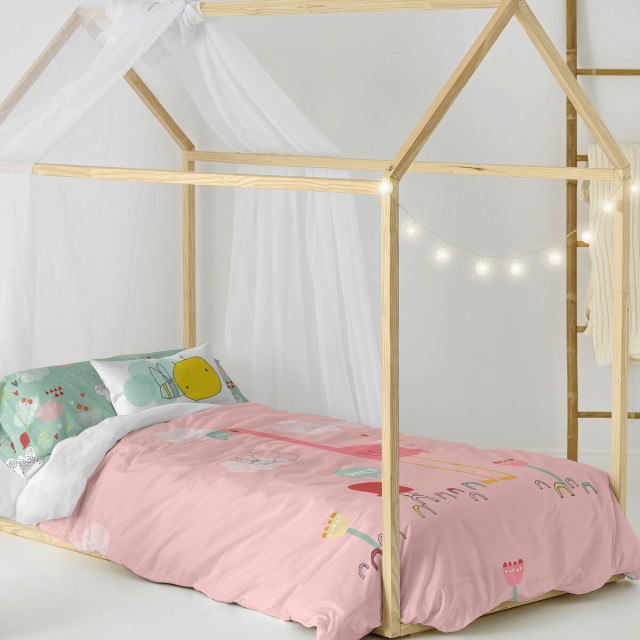 Dekbedovertrek set HappyFriday Moshi Moshi Hola Multicolour Bed van 80