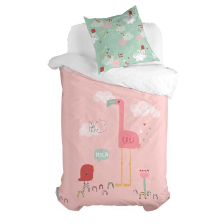 Dekbedovertrek set HappyFriday Moshi Moshi Hola Multicolour Bed van 80