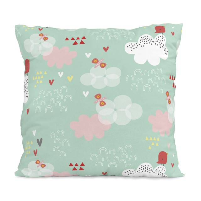 Parure de couette HappyFriday Moshi Moshi Hola Multicouleur Lit 1 pers