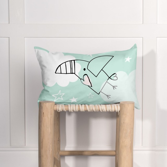 Housse de coussin HappyFriday Moshi Moshi Macaque Multicouleur 50 x 30