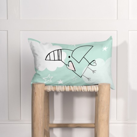 Housse de coussin HappyFriday Moshi Moshi Macaque Multicouleur 50 x 30