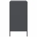 Buffet anthracite 68x39x73,5 cm acier laminé à froid