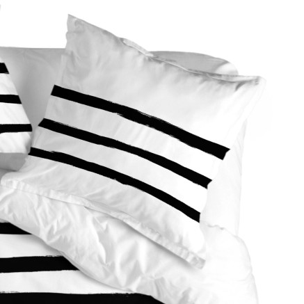 Pillowcase HappyFriday Blanc Stripes Multicolour 80 x 80 cm 2