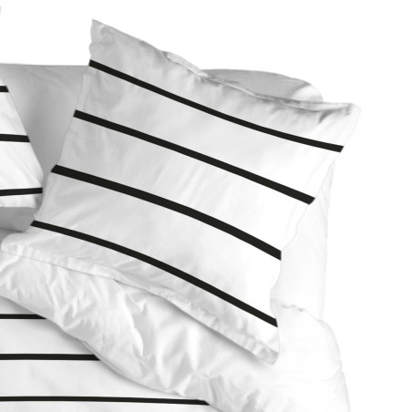 Funda de almohada HappyFriday Blanc Blush Multicolor 80 x 80 cm