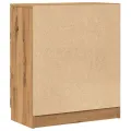 Buffet chêne artisanal 60x30x70 cm bois d'ingénierie