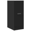 Armoire d'apothicaire noir 30x41x77,5 cm bois d'ingénierie