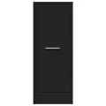 Armoire d'apothicaire noir 30x41x77,5 cm bois d'ingénierie