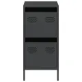 Buffet noir 35x39x73,5 cm acier laminé à froid