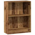 Bibliothèque vieux bois 60x24x76 cm bois d'ingénierie