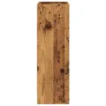 Bibliothèque vieux bois 60x24x76 cm bois d'ingénierie