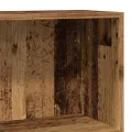Bibliothèque vieux bois 60x24x76 cm bois d'ingénierie