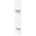 Étagère séparatrice de pièce à 4 niveaux blanc bois ingénierie