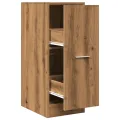 Armoire d'apothicaire chêne artisanal bois d'ingénierie