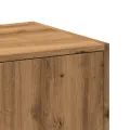 Armoire d'apothicaire chêne artisanal bois d'ingénierie