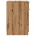 Armoire de bureau chêne artisanal 33x50x75 cm bois d'ingénierie