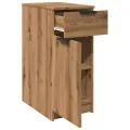 Armoire de bureau chêne artisanal 33x50x75 cm bois d'ingénierie