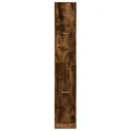 Armoire d'apothicaire chêne fumé 30x41x174,5 cm bois ingénierie