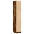 Armoire d'apothicaire chêne fumé 30x41x174,5 cm bois ingénierie