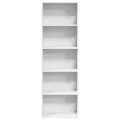 Bibliothèque blanc 60x30x189 cm bois d'ingénierie