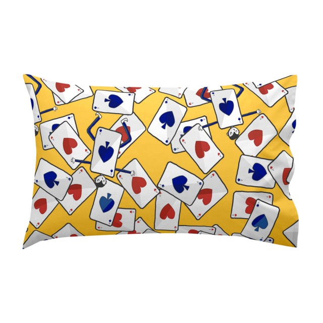 Kussensloop HappyFriday Mr Fox Tea Time Multicolour 40 x 60 cm