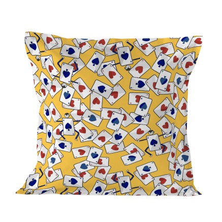 Pillowcase HappyFriday Mr Fox Tea Time Multicolour 80 x 80 cm