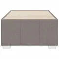 Cadre de lit sans matelas taupe 90x200 cm tissu