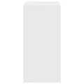 Table de bar blanc 51x50x103,5 cm bois d'ingénierie