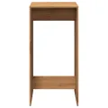 Table de bar chêne artisanal 51x50x103,5 cm bois d'ingénierie