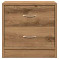 Tables de chevet 2 pcs chêne artisanal bois d'ingénierie