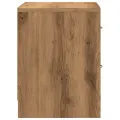 Tables de chevet 2 pcs chêne artisanal bois d'ingénierie