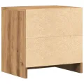 Tables de chevet 2 pcs chêne artisanal bois d'ingénierie