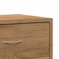 Tables de chevet 2 pcs chêne artisanal bois d'ingénierie
