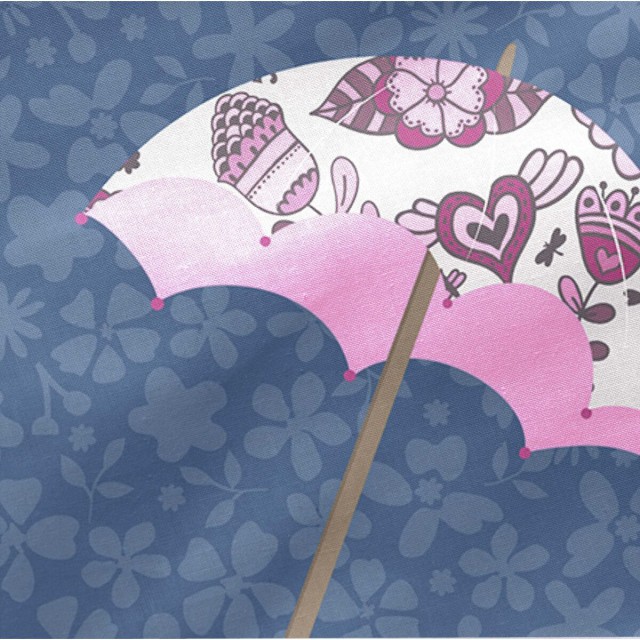 Bettlaken HappyFriday MR FOX Bunt Dunkelblau 60 x 120 x 14 cm Regensch