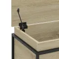 Boîte de rangement avec couvercle chêne sonoma bois ingénierie
