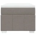cadre de lit avec matelas Taupe 100x200 cm Tissu