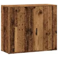 Buffet vieux bois 80x33x70 cm bois d'ingénierie
