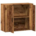 Buffet vieux bois 80x33x70 cm bois d'ingénierie